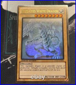 Blue-Eyes White Dragon Ghost RareGLD5-EN001