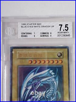 Blue-Eyes White Dragon JP Yu-Gi-Oh Starter 1999 BGS 7.5