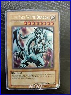 Blue-Eyes White Dragon LOB-001 (First Edition)