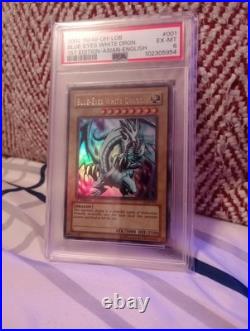 Blue-Eyes White Dragon LOB-001 The Legend of Blue Eyes White Dragon-1st Edition