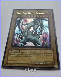 Blue-Eyes White Dragon LOB-001 The Legend of Blue Eyes White Dragon 1st Edition Blue-Eyes White Dragon LOB-001 The Legend of Blue Eyes White Dragon 1st Edition