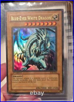 Blue-Eyes White Dragon LOB-001 The Legend of Blue Eyes White Dragon 1st Edition Blue-Eyes White Dragon LOB-001 The Legend of Blue Eyes White Dragon 1st Edition