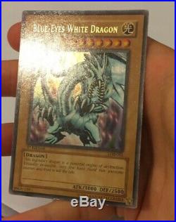 Blue-Eyes White Dragon LOB-001 Ultra Rare 1ST EDITION NORTH AMERICAN