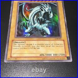 Blue-Eyes White Dragon LOB-001 Ultra Rare Unlimited Edition EX Yugioh