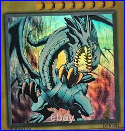 Blue Eyes White Dragon LOB 1st Ed WAVY FADED PSA 5 Ultra Rare #001 Yugioh 2002