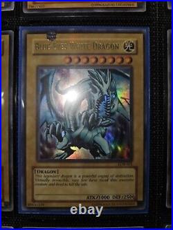 Blue Eyes White Dragon Original 2002 LOB001 NEAR MINT GRADEABLE CONDITION