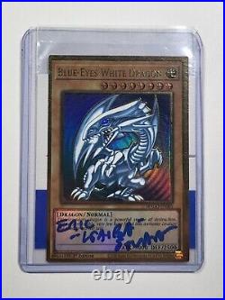 Blue-Eyes White Dragon PSA Certified Signature by Seto Kaiba (Eric Stuart)
