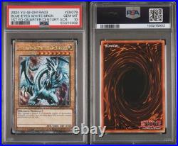 Blue-Eyes White Dragon Quarter Century Secret Rare RA03-EN079 1st Edition PSA 10 Blue-Eyes White Dragon Quarter Century Secret Rare RA03-EN079 1st Edition PSA 10