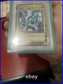 Blue-Eyes White Dragon Quarter Century Secret Rare RA03-EN079 1st Edition PSA 10 Blue-Eyes White Dragon Quarter Century Secret Rare RA03-EN079 1st Edition PSA 10