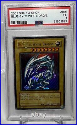 Blue Eyes White Dragon SDK #001 PSA 1 Authentic Low Pop