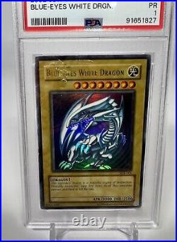 Blue Eyes White Dragon SDK #001 PSA 1 Authentic Low Pop