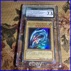 Blue-Eyes White Dragon SDK-001 Starter Deck Kaiba-Unlimited Graded CGC 7.5