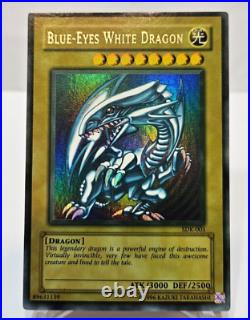 Blue-Eyes White Dragon SDK-001 Ultra Rare Unlimited FADED & WAVY Yugioh 5963 Blue-Eyes White Dragon SDK-001 Ultra Rare Unlimited FADED & WAVY Yugioh 5963