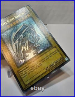 Blue-Eyes White Dragon SDK-001 Ultra Rare Unlimited FADED & WAVY Yugioh 5963 Blue-Eyes White Dragon SDK-001 Ultra Rare Unlimited FADED & WAVY Yugioh 5963