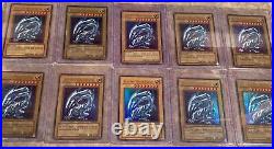 Blue Eyes White Dragon SDK-001 Yugioh 2002 Ultra Rare 10 Cards