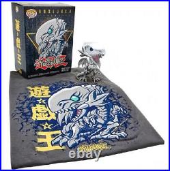 Blue Eyes White Dragon Yu-Gi-Oh Funko Pop! & Tee Silver Box Lunch Exclusive