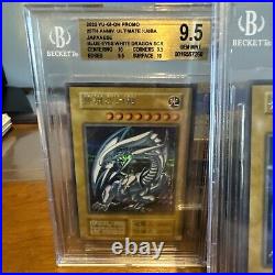 Blue-eyes White Dragon 25th Anniversary Ultimate Kaiba Set Japanese Bgs 9.5