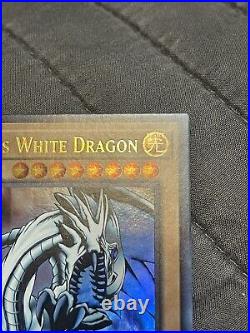 Blue eyes white dragon Golden Foot Misprint One Of A Kind LOB 25th Anniversary