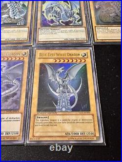 Blue eyes white dragon card collection lot