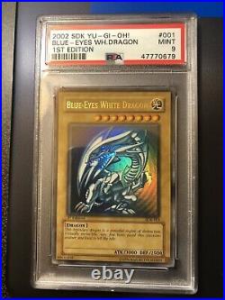 Blue-eyes white dragon sdk-001 1st edition