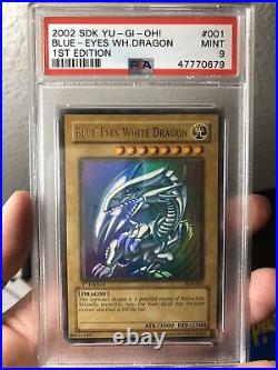 Blue-eyes white dragon sdk-001 1st edition