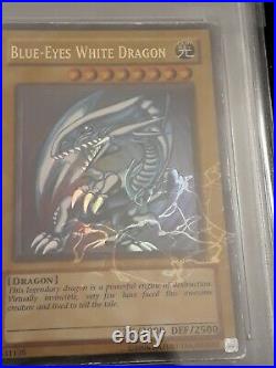 Blue eyes white dragon sdk Lightning Holo. Original PSA Graded rare