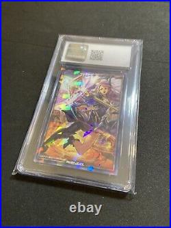 CGC 10 Yugioh Rush Duel ARTC-JP001 Art Card Blue-Eyes White Dragon / Magician