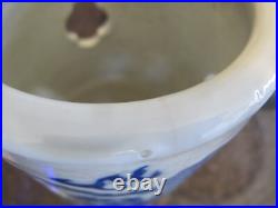 CHINESE Blue & White Porcelain DRAGON Serpent Candle Holder Hat or WIG STAND CHINESE Blue & White Porcelain DRAGON Serpent Candle Holder Hat or WIG STAND