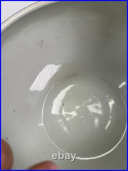 Chinese Late Qing Dynasty Blue & White DRAGON BASIN Guangxu Period Qianlong Mark Chinese Late Qing Dynasty Blue & White DRAGON BASIN Guangxu Period Qianlong Mark