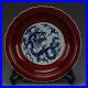 Chinese-Old-Marked-Sacrificial-Red-Blue-and-White-Dragon-Pattern-Porcelain-Plate-01-cpk