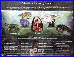 D&D DRAGON COLLECTOR'S SET Dungeons Dragons miniature Red Black Blue Green White