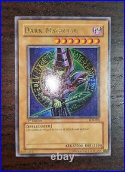 Dark Magician LOB-005 1st Edition Legend of Blue-Eyes White Dragon Yu-Gi-Oh