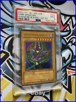 Dark Magician LOB-005 1st Edition PSA 9 (Legend of Blue Eyes White Dragon)