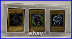 Dark Magician Red-Eyes Blue-Eyes White Dragon Display SDY SDK SDJ Yugioh Cards