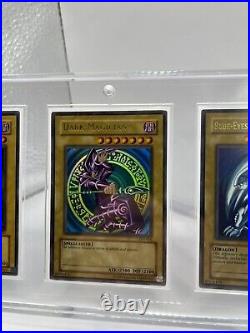 Dark Magician Red-Eyes Blue-Eyes White Dragon Display SDY SDK SDJ Yugioh Cards