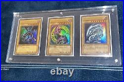 Dark Magician Red-Eyes Blue-Eyes White Dragon Display SDY SDK SDJ Yugioh Cards