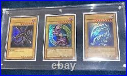 Dark Magician Red-Eyes Blue-Eyes White Dragon Display SDY SDK SDJ Yugioh Cards