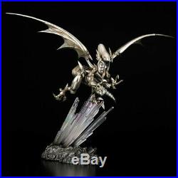Duel Monsters Blue Eyes White Dragon Painted Resin Statue Model Sculpture Figure