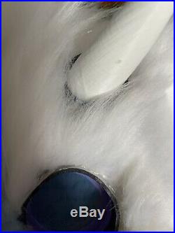 Dutch Angel Dragon Partial, paws, horns, eyes, purple, blue, white, pastel