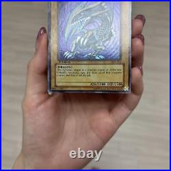 EX- 2002 Yugioh SDK-001 Blue-Eyes White Dragon Ultra Rare 1st Edition