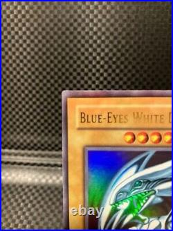 EX-NM 2002 Yugioh SDK-001 Blue-Eyes White Dragon Ultra Rare 1st Edition