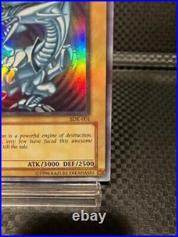 EX-NM 2002 Yugioh SDK-001 Blue-Eyes White Dragon Ultra Rare 1st Edition