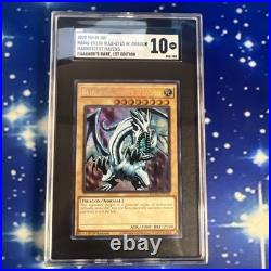 Gem Mint 10 Blue Eyes White Dragon Secret Pharahoh's Rare MAMA-EN104 Gem Mint 10 Blue Eyes White Dragon Secret Pharahoh's Rare MAMA-EN104