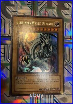 Glossy 1st Edition Lob Blue-Eyes White Dragon PSA 4 Excellent Condition New Cert