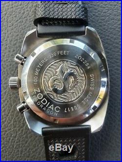 Gorgeous Zodiac 1882 Sea Dragon Chronograph Watch with date ZO2284 All Original