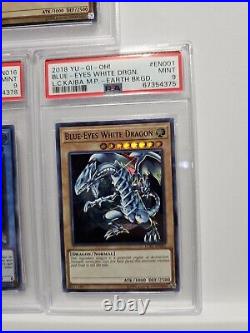 Greded Blue-eyes White Dragon Collection 5 PSA Graded Cards