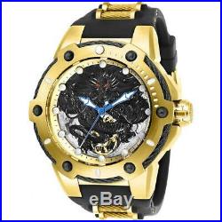 Invicta Bolt 26315 Gold-Tone Men's Mechanical Polyurethane Dragon Motif Watch