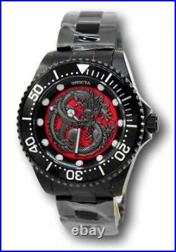 Invicta Grand Diver Dragon Automatic Men's 47mm Black Red Pro Diver Watch 26492