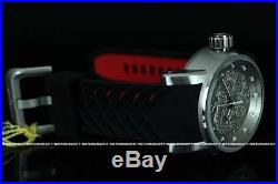 Invicta Men S1 Yakuza Dragon Automatic NH35A S. S Silicone Black/Red Strap Watch