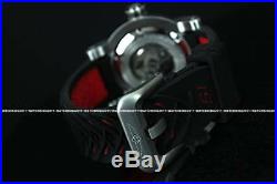Invicta Men S1 Yakuza Dragon Automatic NH35A S. S Silicone Black/Red Strap Watch